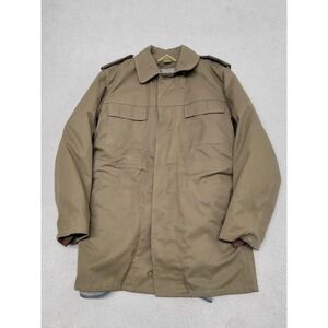 Czech Army M85 Field Parka Jacket Mens 42 Green Military Removable Fur Liner